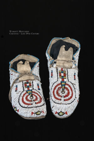 MOCCASINS, CHEYENNE WOMEN’S