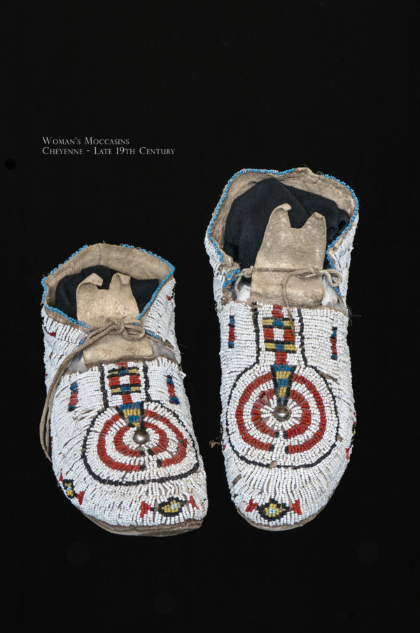 MOCCASINS, CHEYENNE WOMEN’S