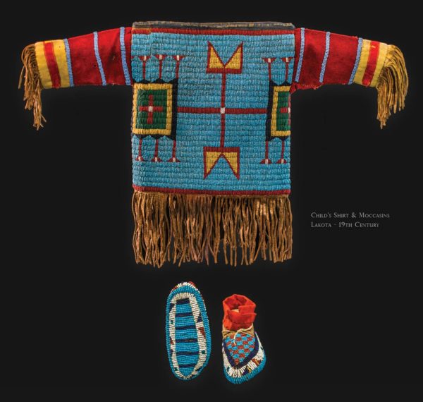 HOKS’ICHANTKIYAPI:  LAKOTA CHILD’S SHIRT & MOCS