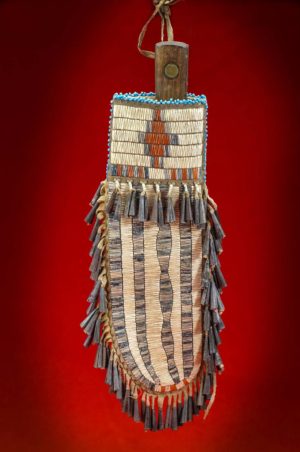 KNIFE SHEATH, MANDAN STYLE