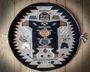 NAVAJO RUG: TWO GREY HILLS: BIG THUNDER