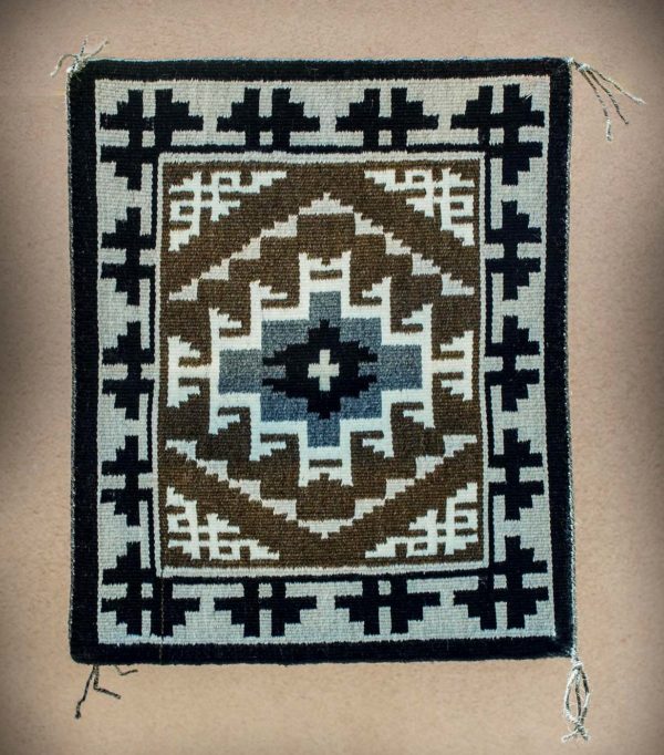 NAVAJO RUG: TWO GREY HILLS
