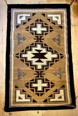 NAVAJO RUG: TWO GREY HILLS