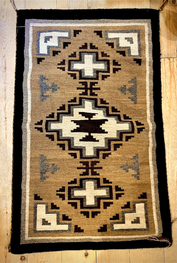 NAVAJO RUG: TWO GREY HILLS