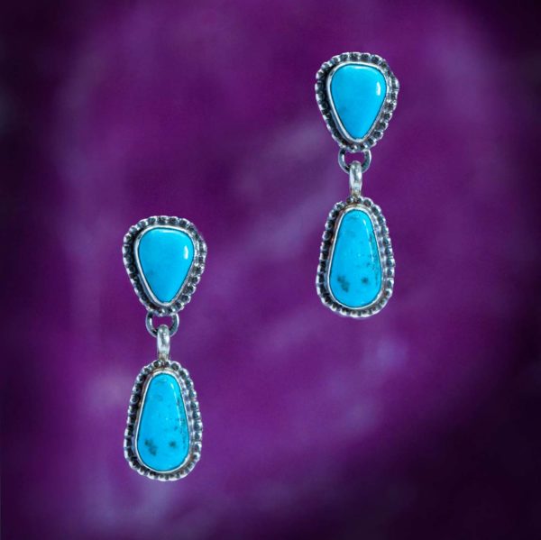 TRADITIONAL NAVAJO DROP EARRINGS