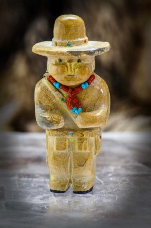 ZUNI FETISH: NAVAJO MAN