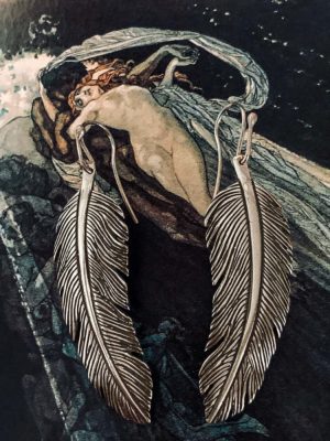 LIGHT AS A RAVENS FEATHER EARRINGS