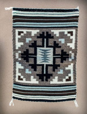 NAVAJO RUG: TWO GREY HILLS