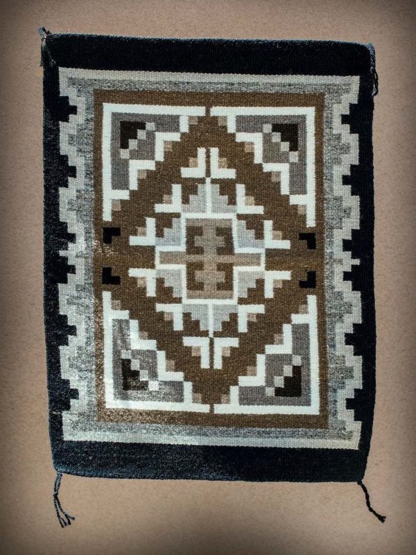 NAVAJO RUG: TWO GREY HILLS
