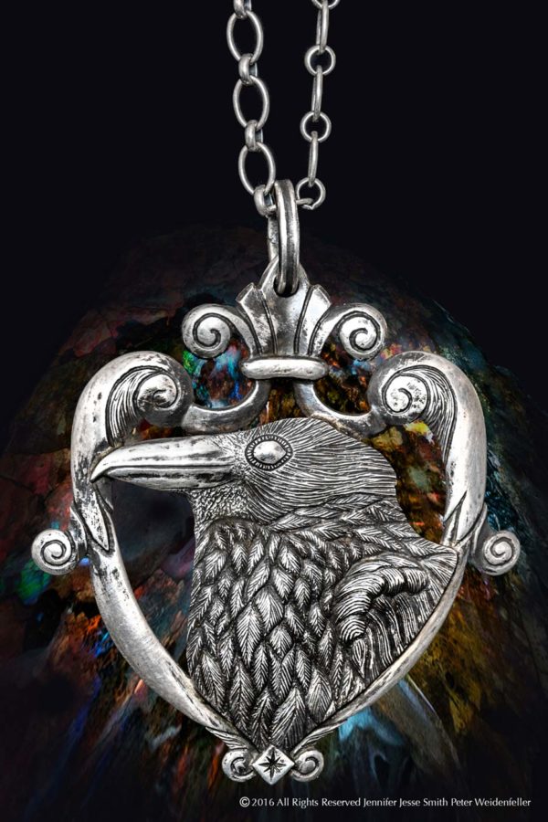 One of It's Kind~ Raven Necklace - Image 2