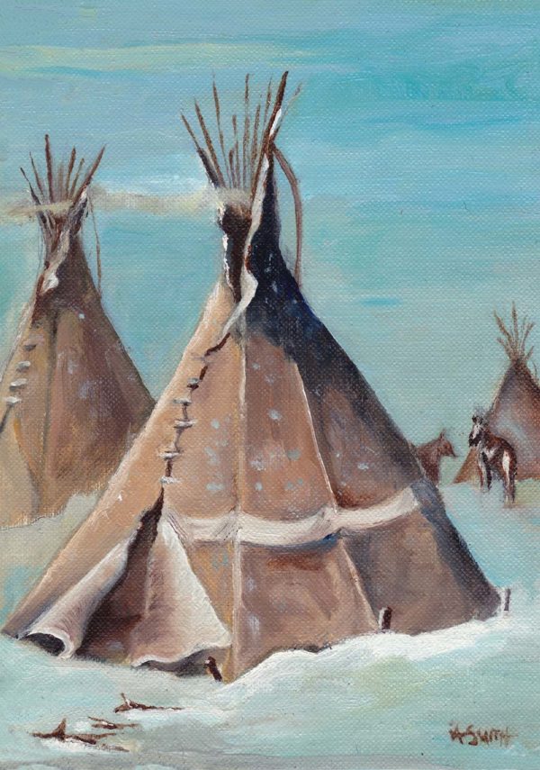 CARD: TIPI IN WINTER
