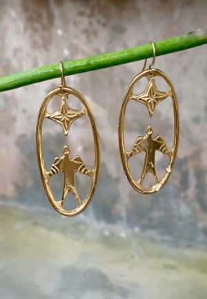 STARBIRD EARRINGS IN 18K GOLD VERMEIL