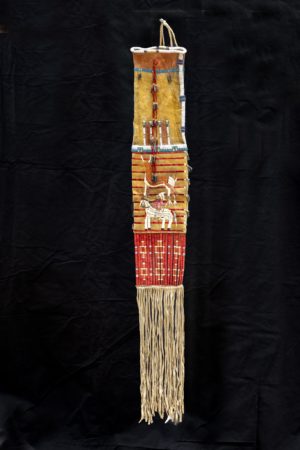 Lakota style Porcupine Quilled Tobacco Bag