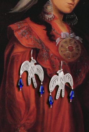 Lakota "Man-Raven" Earrings