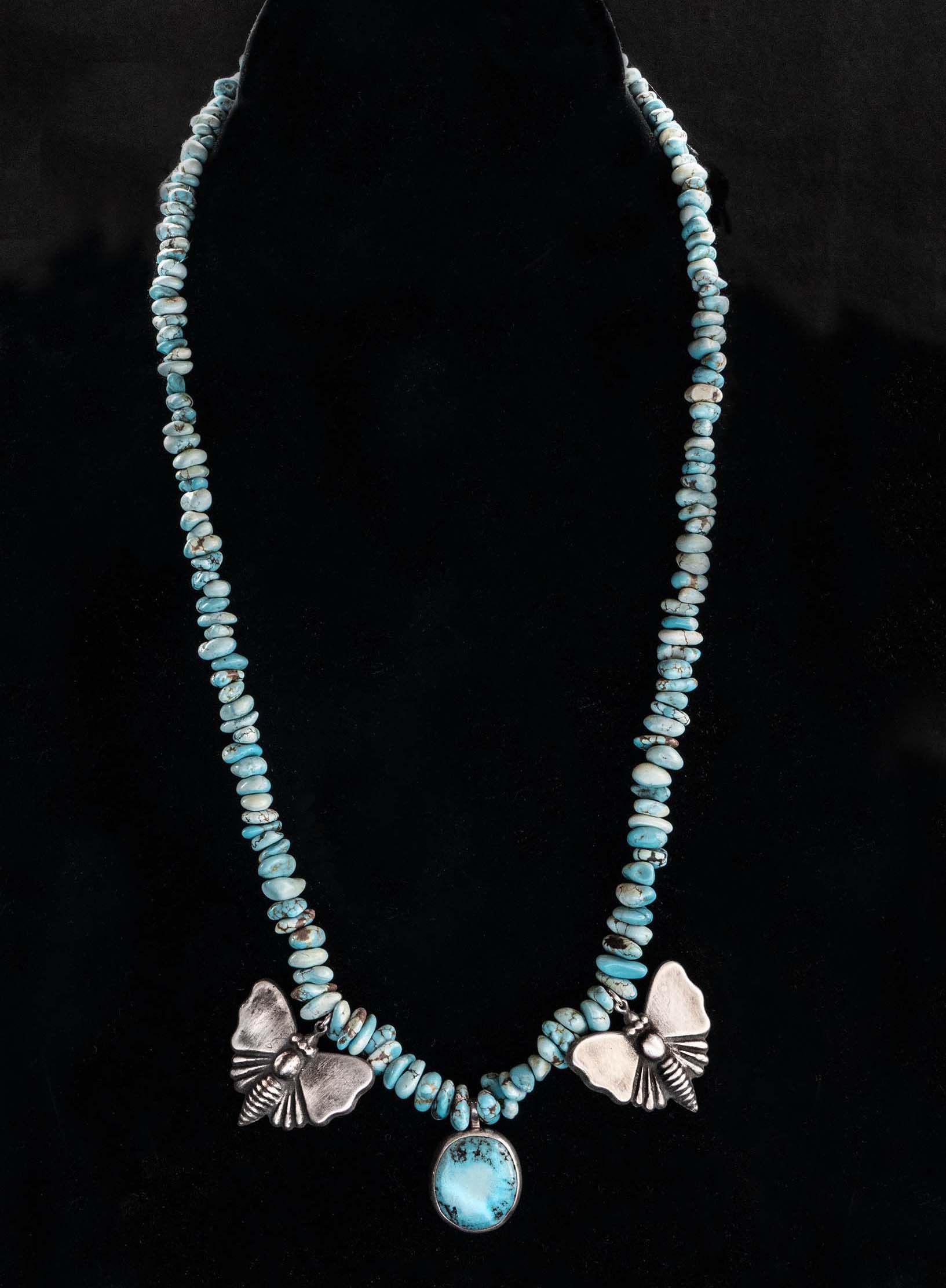 SKY BLUE MARIPOSA NECKLACE - THE NAMBE TRADING POST AND THE MUSEUM OF ...