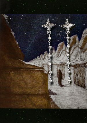 Shooting Star Post Earrings