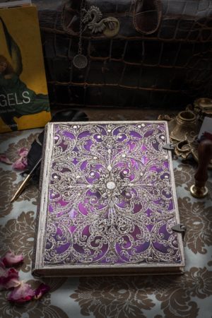 Ultra "Aubergine" hardcover hinged journal