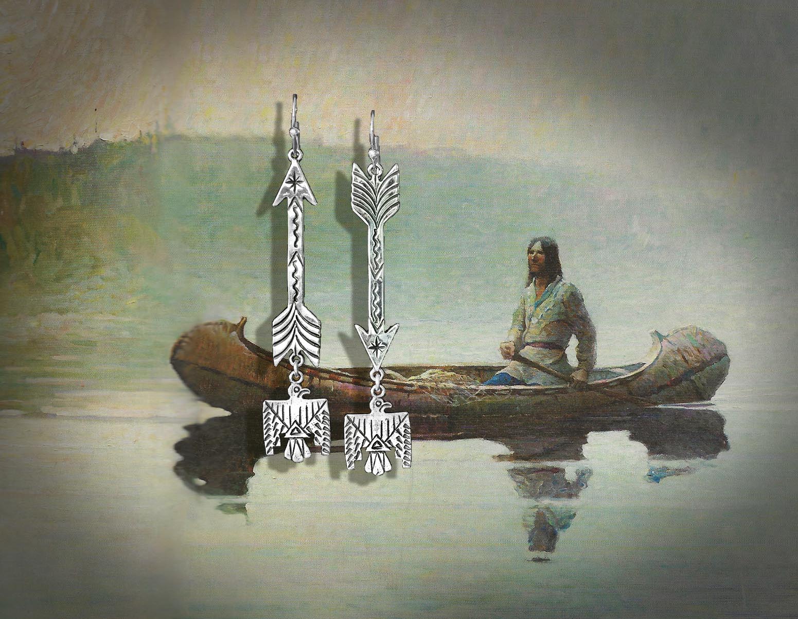 Thunderbird Arrow Earrings