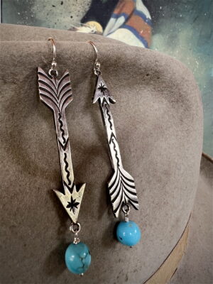 Two Arrow Asymmetrical Earrings
