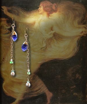 Renaissance Gem Dangle Earrings