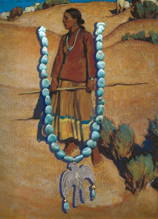 Raven Carries Water Necklace