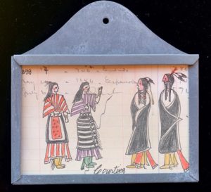 MINI LEDGER DRAWING: “COURTING"
