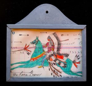 "The Lance Bearer" Ledger Drawing