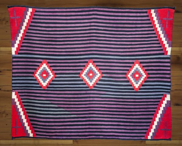 NAVAJO GERMANTOWN MOKI  CHIEF'S BLANKET