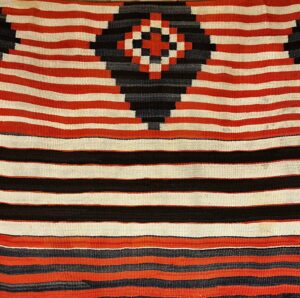 Transitional Navajo Blanket, 1895