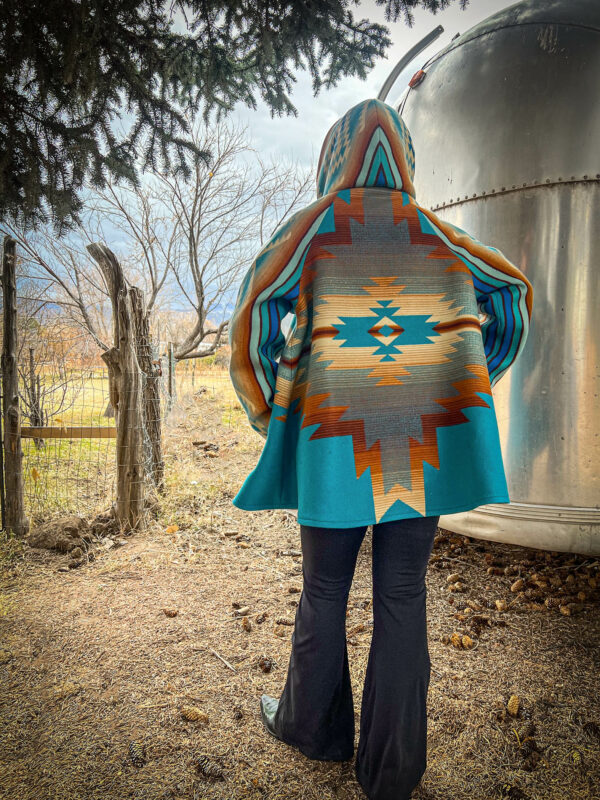 CA SMITH ORIGINAL PENDELTON BLANKET CAPE COAT - Image 2