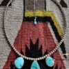 Supernova petite Navajo pearl necklace