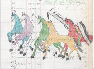 Ledger Drawing by Cathy A. Smith