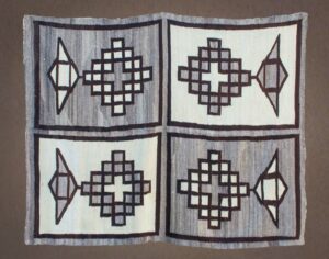 Navajo Natural Crystal Weaving (#AB2037)