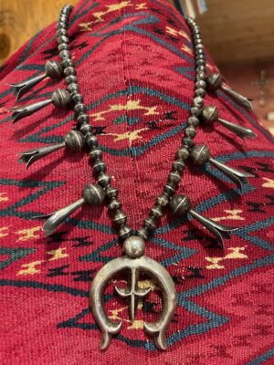 Vintage Navajo Squashblossom Necklace