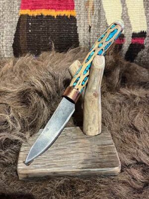 HAND-FORGED DESK KNIFE, Cholla Cactus Handle