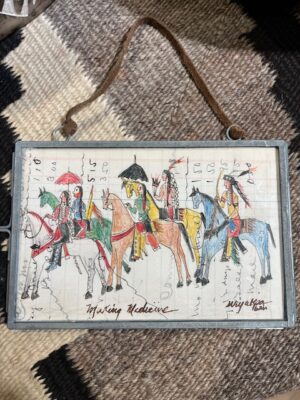 "MAKING MEDICINE"- LEDGER DRAWING