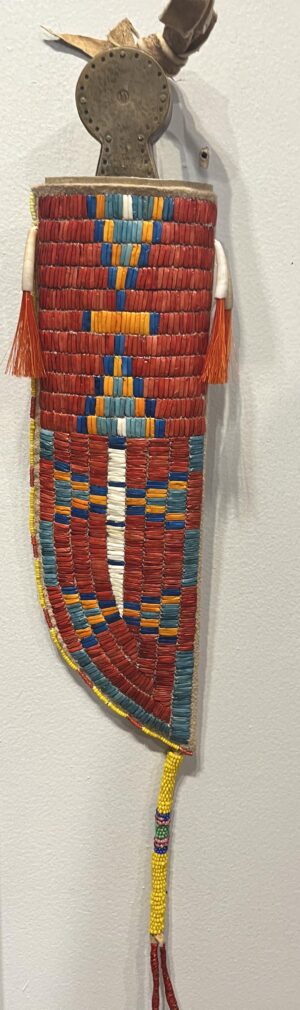 Lakota Porcupine Quilled Knife Sheath