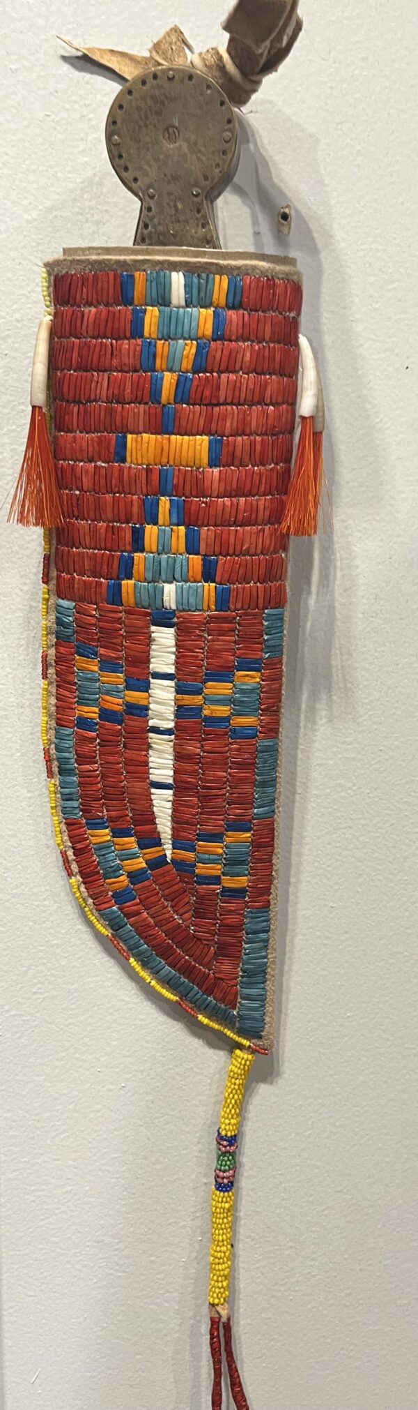 Lakota Porcupine Quilled Knife Sheath