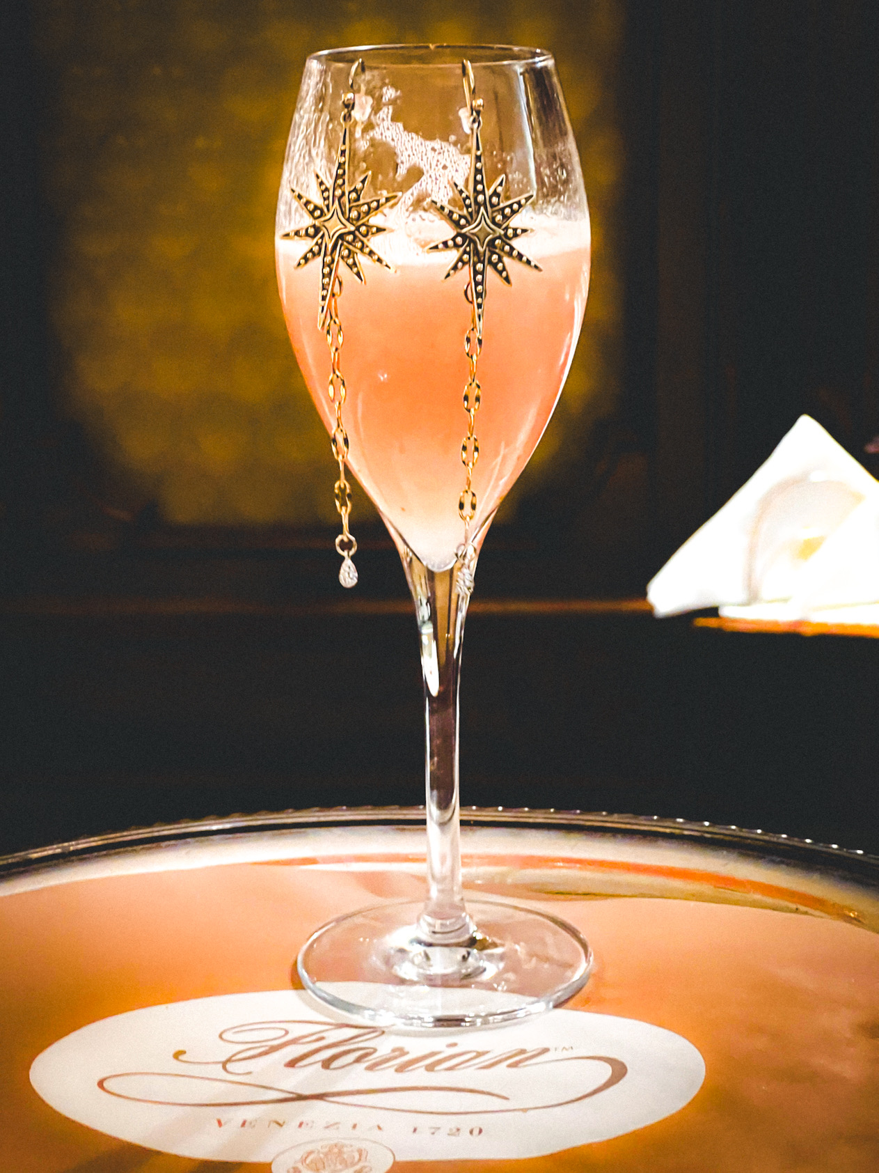 Gold ~ Petite, "I Feel My Star My Star Finds Me" Earrings - Image 2