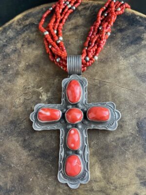 Navajo Coral Cross
