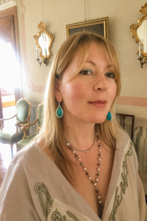Supernova Turquoise Drop earrings