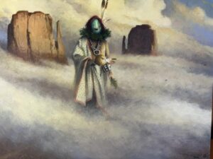 "OUT OF THE CLOUDS"